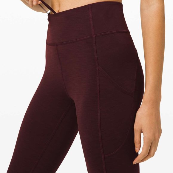 lululemon athletica Pants - Invigorate High Rise Tight 25 in Cassis